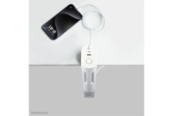 Neomounts STE 3er Tischsteckdose Klemme 1xUSB-A 2xUSB-C weiß
