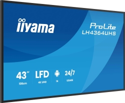 IIYAMA 108cm (43) LH4364UHS-B1AG 16:9 2xHDMI+USB-C VA