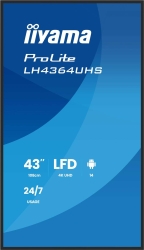 IIYAMA 108cm (43) LH4364UHS-B1AG 16:9 2xHDMI+USB-C VA