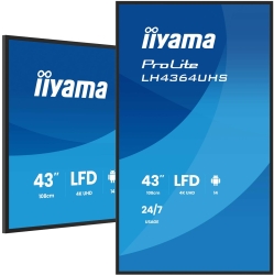 IIYAMA 108cm (43) LH4364UHS-B1AG 16:9 2xHDMI+USB-C VA