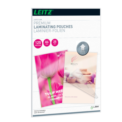 7482 Laminierfolie - A4, UDT, 125 mic., 25 Stück, glasklar