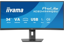 IIYAMA 86,7cm (34) XCB3494WQSU-B1 21:9 2xHDMI+DP+USB Curv