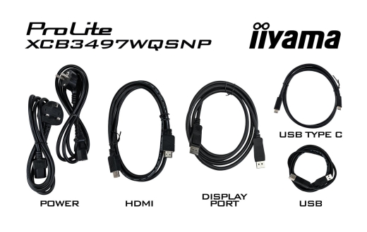 IIYAMA 86,4cm (34) XCB3497WQSNP-B1 21:9 3xHDMI+DP+USB-C
