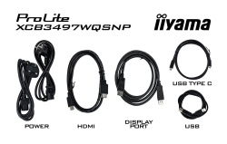 IIYAMA 86,4cm (34) XCB3497WQSNP-B1 21:9 3xHDMI+DP+USB-C