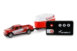 Amewi RC Pickup Die Cast mit Wohnwagen 1:64 RTR rot 6+