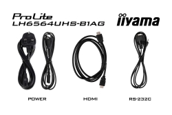 IIYAMA 164.0cm(65) LH6564UHS-B1AG 16:9 2xHDMI+USB-C 4K (Speditionsversand)