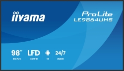 IIYAMA 247.7cm(97,5) LE9864UHS-B1AG 16:9 2xHDMI+USB-C (Speditionsversand)