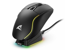 Sharkoon Maus Shark SGM50W Optisch 6 Tasten 6.400 DPI schw