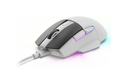 Sharkoon Maus Shark SGM50W Optisch 6 Tasten 6.400 DPI weiß