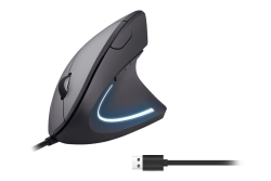Equip Ergonomische Maus USB-A Stecker 1.80m Rechts schwarz