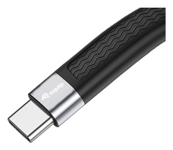 Equip Kabel USB-C4.0->C Gen3 Fla.PD240W St/St 0.13m...