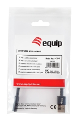 Equip Adapter USB-A-> 4-Pin 3.5mm St/Bu DAC 0.15m beige