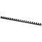 Plastik-Binderücken, 14 mm, für 105 Blatt, schwarz, 100 Stück