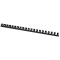 Spiralbinderücken Plastik - A4, 16 mm/145 Blatt, schwarz, 50 Stück