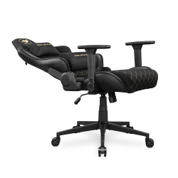 COUGAR Gaming-Stuhl Armor One V2 Gold F, PVC/Stoff, Schwarz