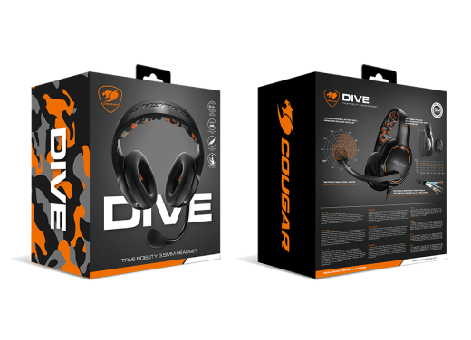 COUGAR Gaming-Headset Dive, Kabelgebunden