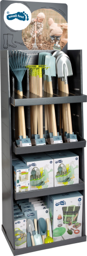 Display Gartenspielzeug