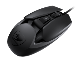COUGAR Gaming Maus AirBlader, Kabelgebunden, Schwarz