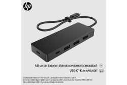 HP Notebook Dockingstation USB-C Travel Hub G3 86S97UT