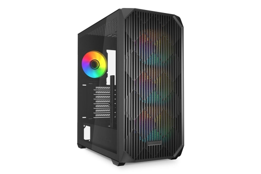 Sharkoon Gehäuse AK3 RGB ATX 1xGlas schwa