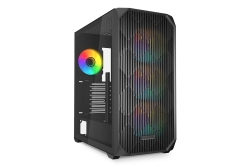 Sharkoon Gehäuse AK3 RGB ATX 1xGlas schwa