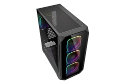 Sharkoon Gehäuse AK5G RGB ATX 1xGlas schwa