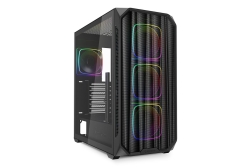 Sharkoon Gehäuse AK5M RGB ATX 1xMetall schwa