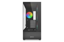 Sharkoon Gehäuse AK6 RGB ATX 1xGlas schwa