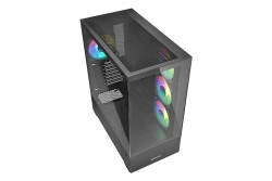 Sharkoon Gehäuse AK6 RGB ATX 1xGlas schwa