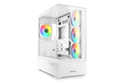 Sharkoon Gehäuse AK6 RGB ATX 1xGlas weiß