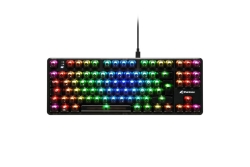 Sharkoon Gaming Tastatur Crystal Shark schwarz DE