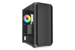Sharkoon Gehäuse AK2 RGB ATX 1xGlas schwa