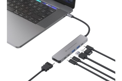 CONCEPTRONIC 6-1 Dock USB-C->HDMI/2xUSB-A/2xUSB-C/+ 25cm gr