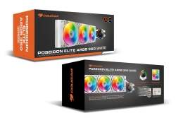 COUGAR CPU Wasserkühlung Poseidon Elite 360, ARGB, Schwarz