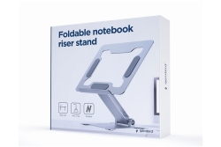 gembird Foldable notebook riser stand silver