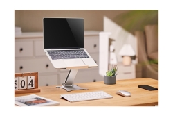 gembird Foldable notebook riser stand silver