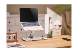 gembird Foldable notebook riser stand silver