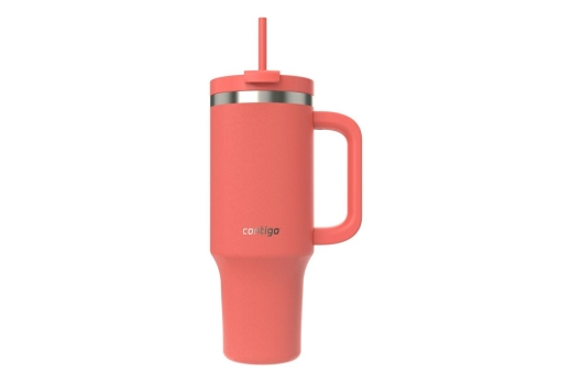 contigo Thermalock Tumbler Trinkhalmbecher 1.2L coral