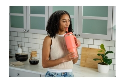 contigo Thermalock Tumbler Trinkhalmbecher 1.2L coral