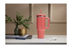 contigo Thermalock Tumbler Trinkhalmbecher 1.2L coral