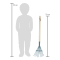 Rechen, 6er-Set, blau