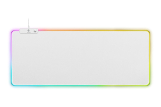Deltaco Gaming Mauspad USB, RGB, weiß