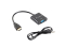 LANBERG HDMI-A(M)->VGA(F)+MINIJACK 3,5mm(F) Kabel 0,2m sw