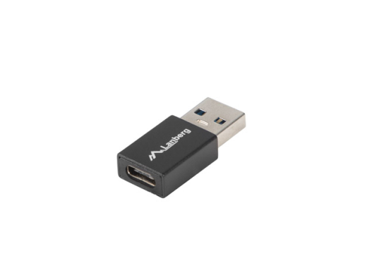 LANBERG USB-C(F)3.1->USB-A(M) Adapter schwarz