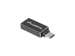 LANBERG USB-C(M)3.1->USB-A(F) Adapter OTG schwarz