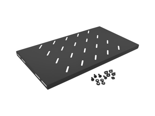 LANBERG 19 Fachboden 1U 486x270mm, max. 120kg, schwarz