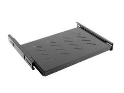 LANBERG 19 Fachboden 1U 465x347mm, max. 60kg, ausziehbar sw