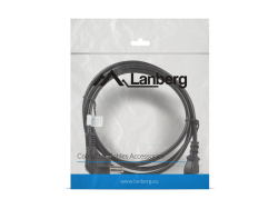 LANBERG Netzkabel CEE 7/7 90°->IEC 320 C13 1,8m VDE