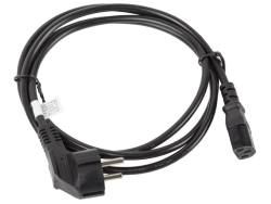 LANBERG Netzkabel CEE 7/7 90°->IEC 320 C13 1,8m VDE