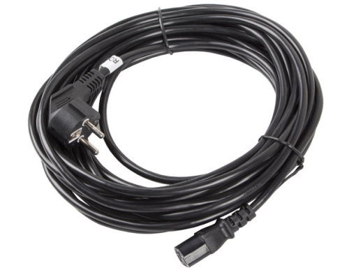 LANBERG Netzkabel CEE 7/7 90°->IEC 320 C13 10m VDE